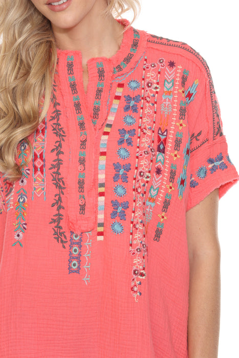 Johnny Was Biya Radlie Embroidered Blouse B14024