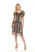 Johnny Was Biya Style B37123 Remy Mesh Embroidered Slip Dress Boho Chic