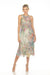 Johnny Was Biya Style B35222 Vienna Mesh Sleeveless Midi Slip Dress Boho Chic