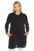 Johnny Was Style C24823 Black Birdie Marisol Embroidered Tunic Top