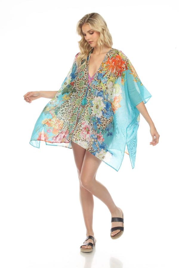 Johnny shops Was XS Floral Butterfly Kimono