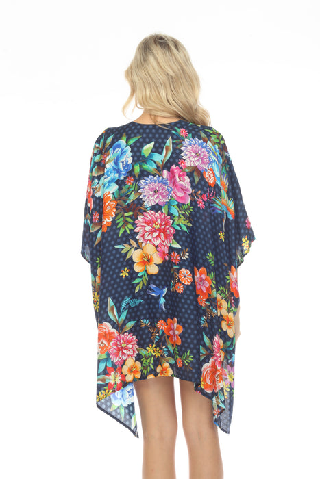 Johnny Was Dreamer Short Swim Cover-Up Kimono Boho Chic CSW9923-U