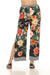 Johnny Was Style CSW3522-H Black Floral Border Split Pants