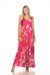 Johnny Was Style C36423B3 Golden Bouquet Bias Maxi Slip Dress Boho Chic