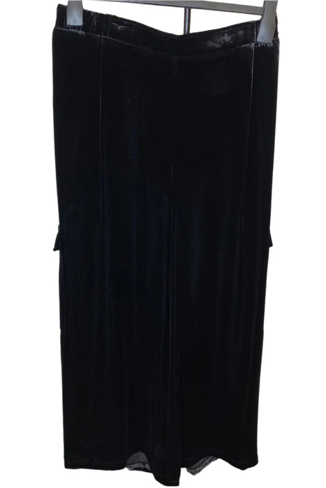 Johnny Was Jade Style L65823 Black Zatima Silk Cargo Pants Boho Chic