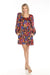 Johnny Was Jade Style L37323 Blooms Floral Silk Mini Dress