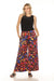 Johnny Was Jade Style L68623 Eclipse Blooms Floral Silk Split Pants