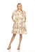 Johnny Was Jade Style L35223 Magnolia Tiered Floral Mini Dress Boho Chic