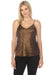 Johnny Was Jade Style L16723-O Toto Sequin V-Neck Cami Top Boho Chic