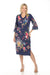 Johnny Was Style R32423-EP Navy Julie Kimono Sleeve Tee Dress Petite