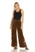 Johnny Was JWLA Style J68023 Lunar Green Embroidered Velvet Wide Leg Cargo Pants