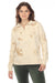 Johnny Was JWLA Style J15522 Oat Lunata Embroidered Half Zip Sweatshirt Boho Chic