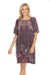 Johnny Was JWLA Style J33224 Sisa Velvet Embroidered Raglan Dress Boho Chic