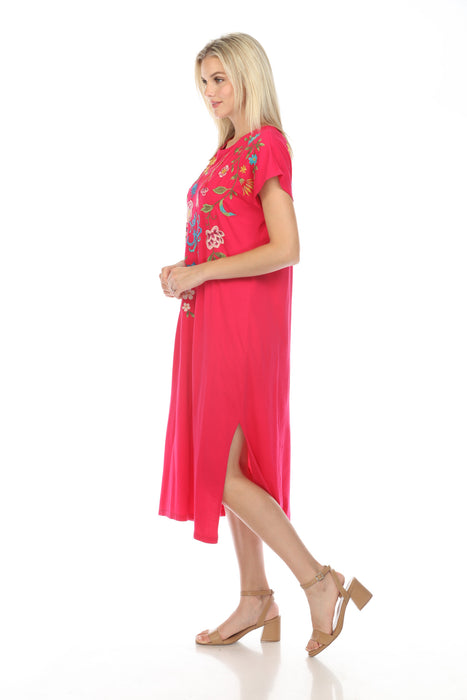 Johnny Was JWLA Sheri Relaxed Knit Dress Boho Chic J31524