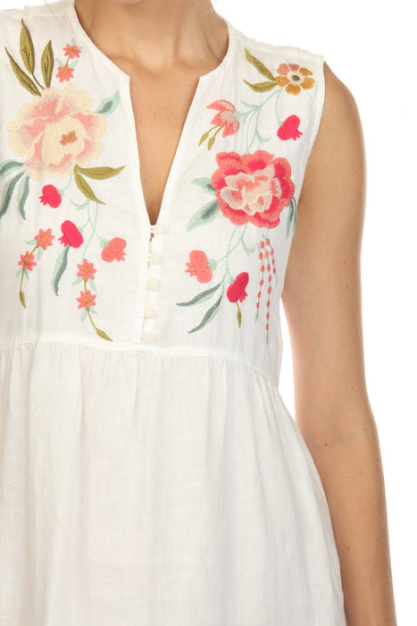 JWLA by outlets Johnny Was Embroidered Sleeveless Romper XL