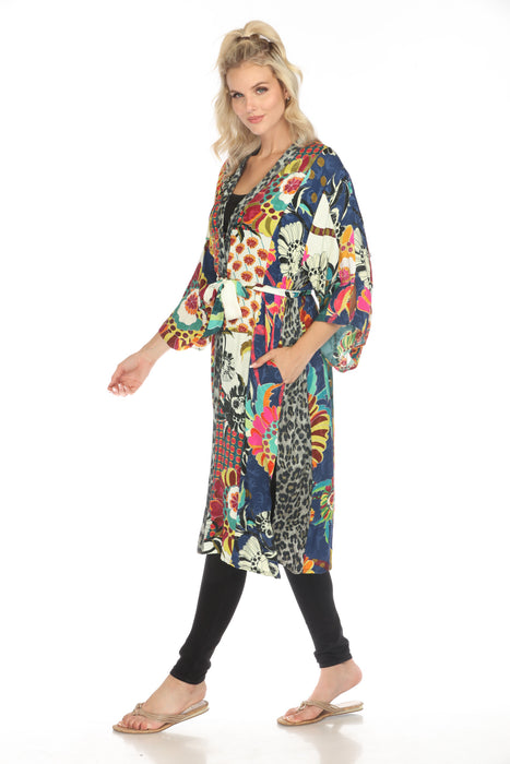 Johnny Was Kimbra Lovel Floral Long Kimono C48423A9 Boho Chic