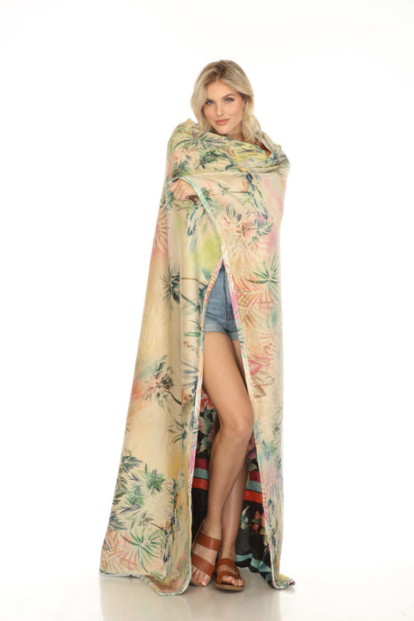 Johnny Was Le Jardin Travel Blanket H12924