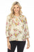 Johnny Was Love Style L14523 Isabella Floral 3/4 Sleeve Blouse Boho Chic