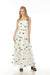 Johnny Was Love Style L34022-E White Rosarito Butterfly Sleeveless Maxi Dress Boho Chic