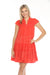 Johnny Was Style C33924 Red Nyana Harmonee Babydoll Slip Dress