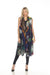 Johnny Was Style C42922 Owl Gale Silk Printed Reversible Long Vest Boho Chic