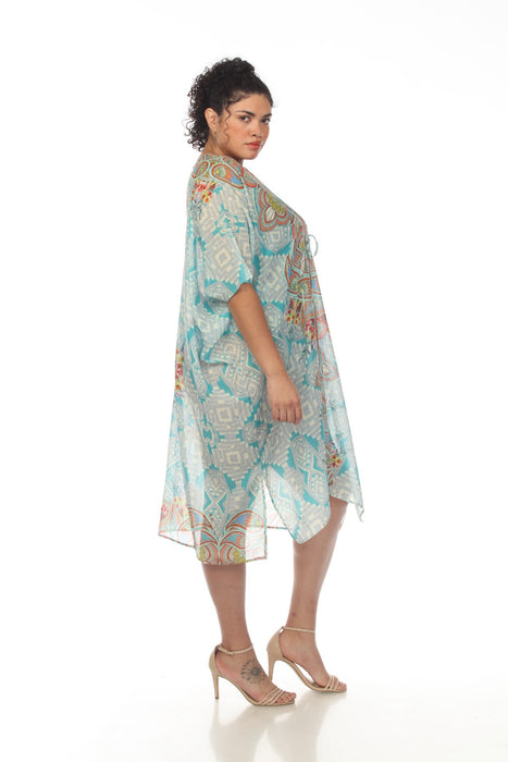 Johnny Was Regina Swim Cover-Up Kimono Boho Chic CSW4822