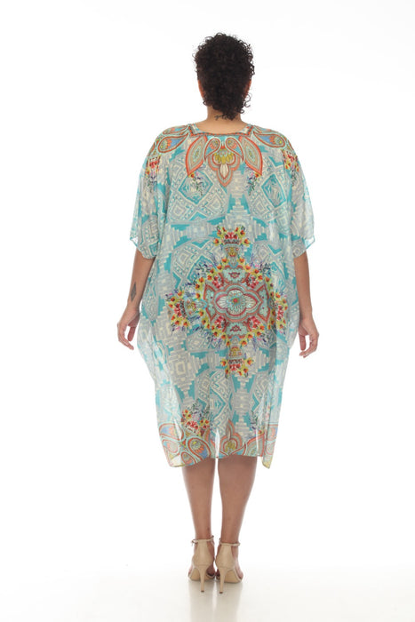 Johnny Was Regina Swim Cover-Up Kimono Boho Chic CSW4822