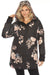 Johnny Was Style JW65670 Floral Reversible Hooded Puffer Coat