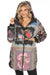 Johnny Was Style JW65670 Floral Reversible Hooded Puffer Coat