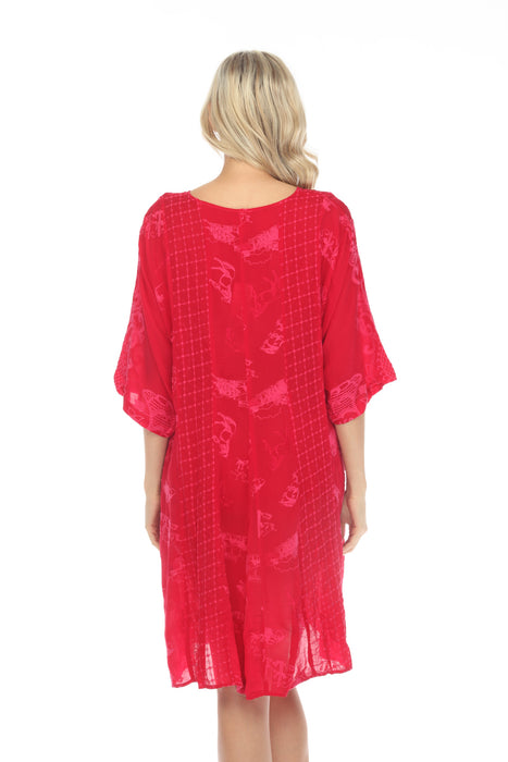 Johnny Was Runswick Lora Embroidered Tunic Dress Plus Size C22522-7X