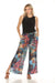 Johnny Was Style CSW5823-AX Sea Owl Silk Split Pants Plus Size