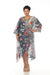 Johnny Was Style CSW0322 Sunrise Floral Swim Cover-Up Handkerchief Dress Boho Chic