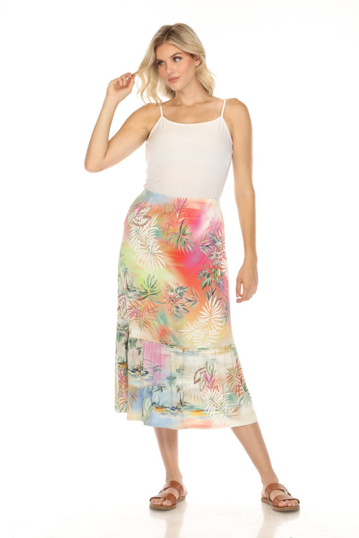 Johnny Was Style T70324 The Janie Favorite Single Tiered Midi Skirt