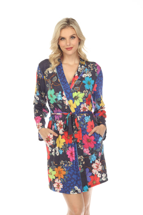 Johnny Was The Jonesy Archimal Floral Sleep Robe Boho Chic MS8723-A