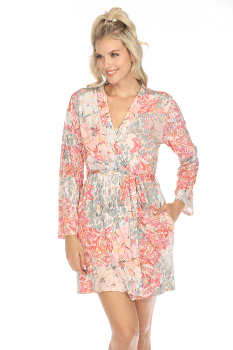 Johnny Was Style MS8723-F The Jonesy Feline Sleep Robe Boho Chic