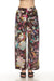 Johnny Was Workshop Style W68222-E Arabella Silk Printed Lounge Pants Boho Chic