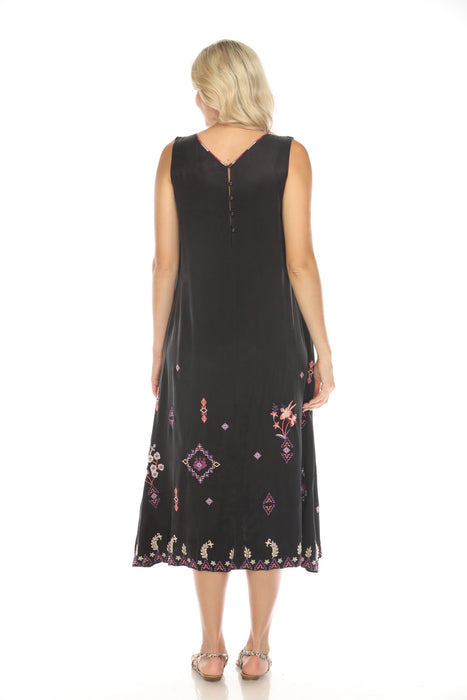 Johnny Was Workshop Curacao Embroidered Tank Dress W31523 *