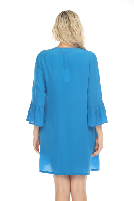 Johnny Was Workshop Taymia Ruffle Sleeve Dress W38924 *