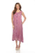 Johnny Was Workshop Style W31523 Grape Nectar Curacao Embroidered Tank Dress Boho Chic