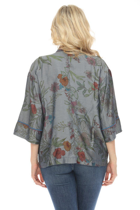 Johnny Was Workshop Liliana Floral Cargo Kimono Boho Chic W45024