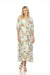 Johnny Was Workshop Style W36123 Liliana Silk Floral Dolman Tiered Maxi Dress Dress Boho Chic