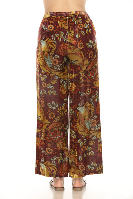 Johnny Was Workshop Salamanca Velvet Wide Leg Pants W69923