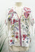 Johnny Was Workshop Style W11523 White Ashlee Embroidered Ruffle Sleeve Blouse Boho Chic