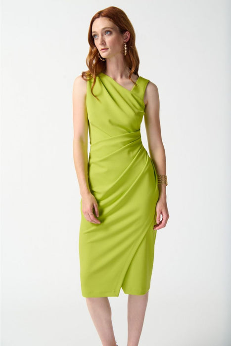 Joseph Ribkoff Asymmetrical Sleeveless Sheath Dress 242234