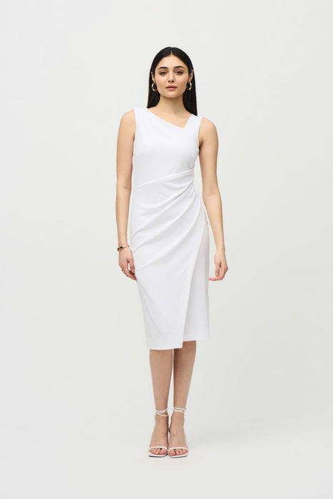 Joseph Ribkoff Asymmetrical Sleeveless Sheath Dress 242234