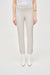 Joseph Ribkoff Style 243180 Beige/Off-White Houndstooth Slim Ankle Pants