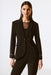 Joseph Ribkoff Style 243752 Black Embellished Mesh Insert Blazer Jacket