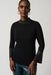 Joseph Ribkoff Style 234920 Black Embellished Mock Neck Bell Sleeve Sweater Top