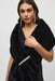 Joseph Ribkoff 244907 Black Faux Fur Cover-Up