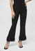 Joseph Ribkoff Style 244193 Black Fringe Cuff Pull On Flared Pants